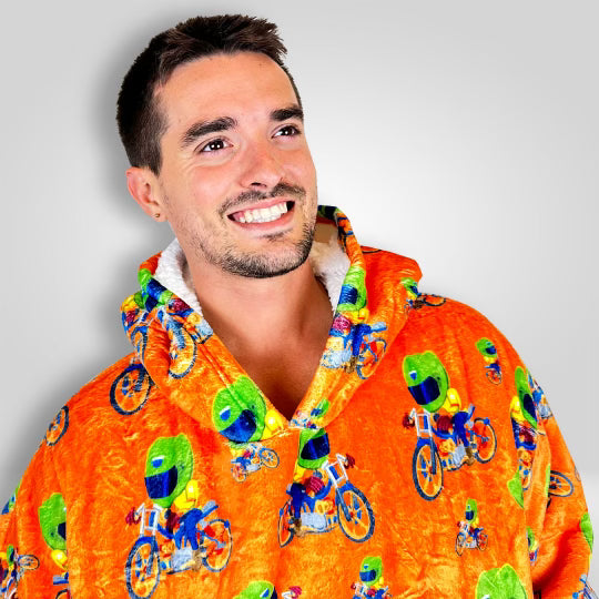 Cozy wearable blanket for adults