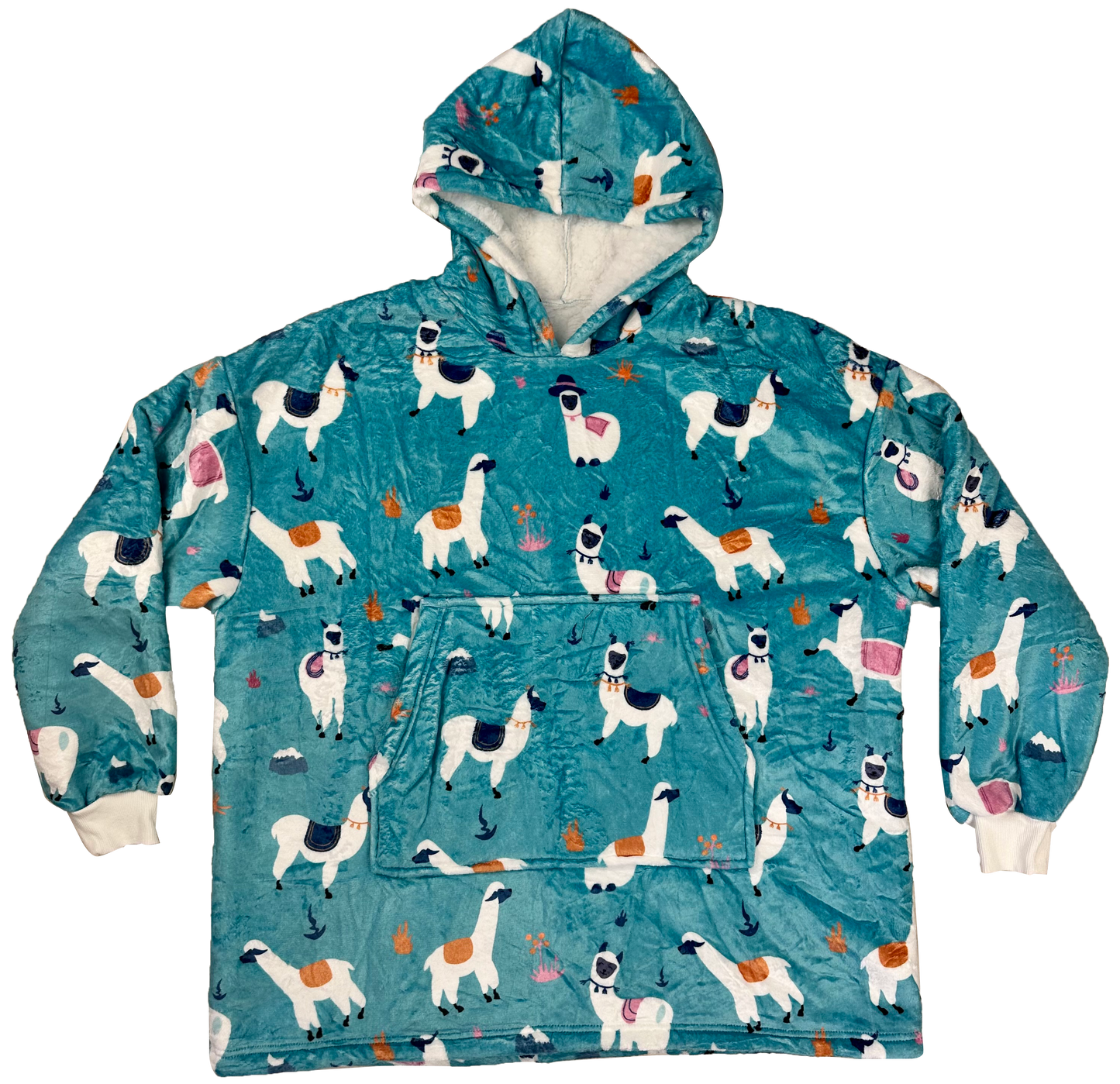 Stay warm and snug with a hooded wearable blanket